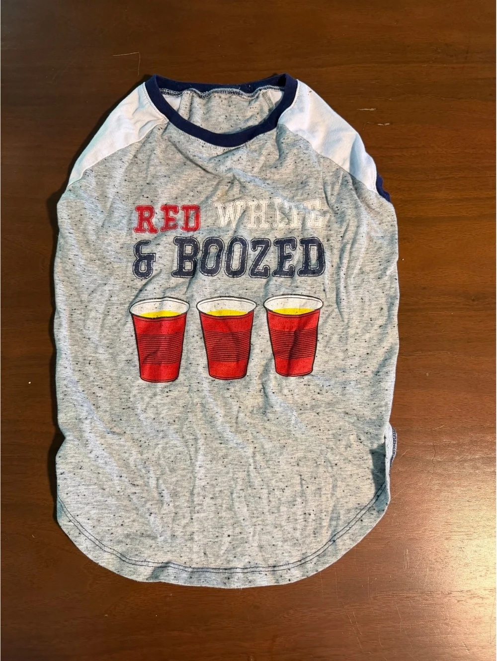 Red White and Boozed Dog shirt